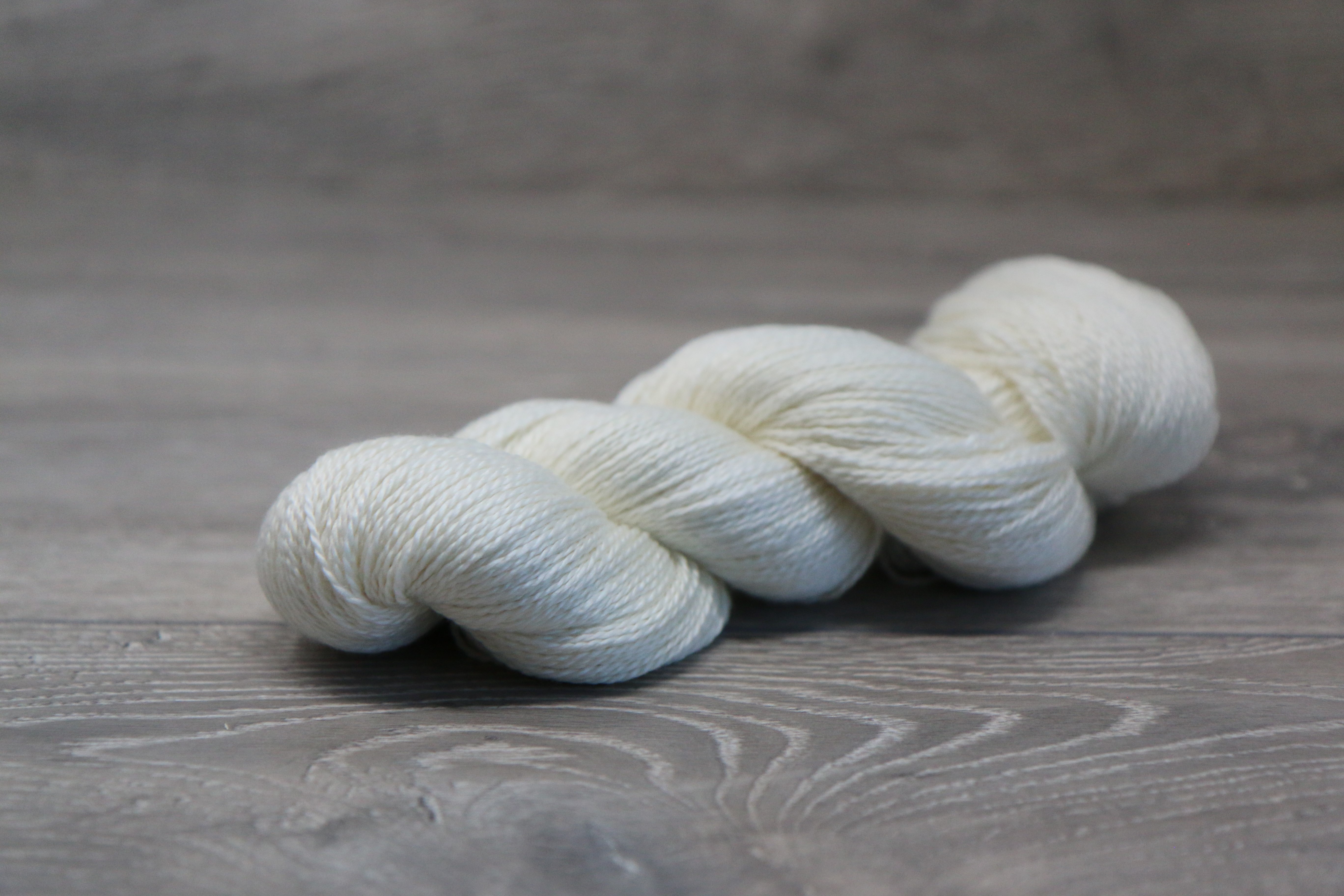 Undyed yarn: 50% silk 50% merino wool laceweight 100g [800m] - DT Craft and  Design